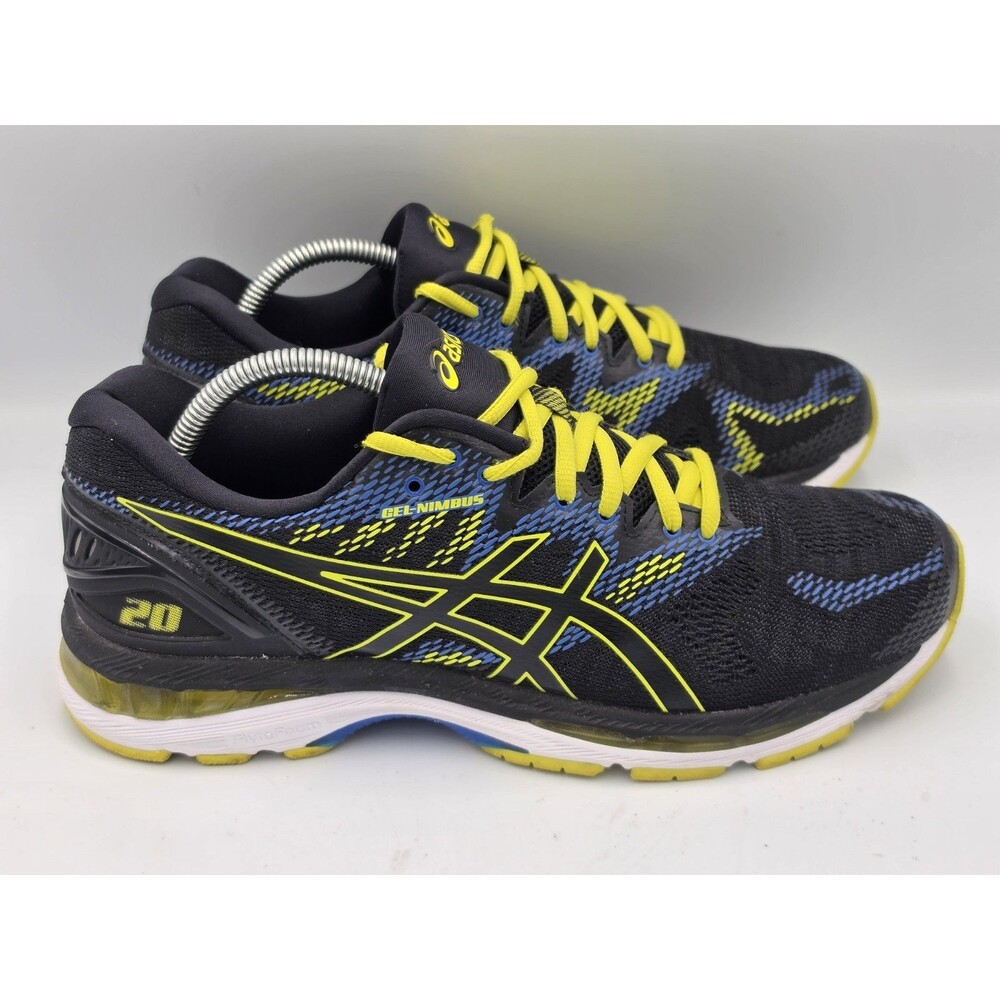 ASICS Gel-Nimbus 20 Shoes Men's 9.5 Black Road Running Athletic Workout Sneakers